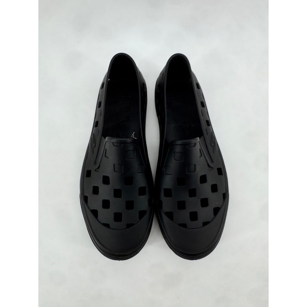 Vans Trek Slip-On Black Water Shoes Mens 6 Womens 7.5